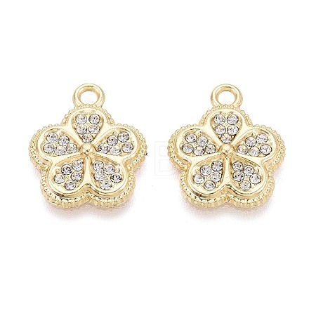 Alloy & Crystal Rhinestone Pendants PALLOY-T095-03KCG-1