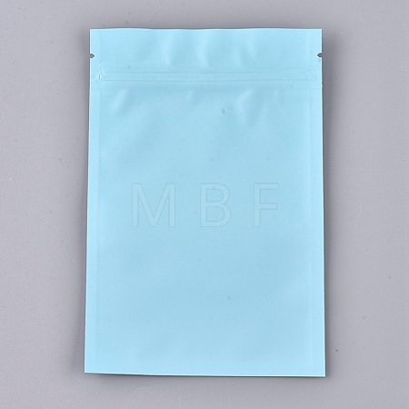 Solid Color Plastic Zip Top Bags OPP-P002-B04-1