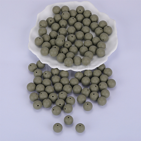 Round Silicone Focal Beads LS-SI-JX0046A-113-1