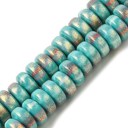 Handmade Polymer Clay Beads Strands CLAY-H006-03R-1