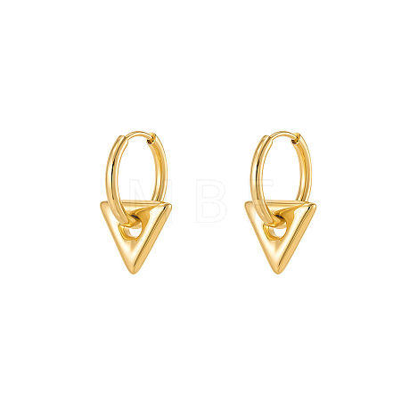304 Stainless Steel Hoop Dangle Earrings for Women AF5026-8-1