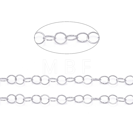 Tarnish Resistant 304 Stainless Steel Rolo Chains CHS-F011-05A-P-1