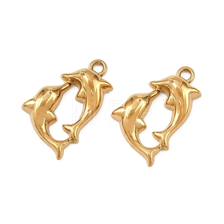 304 Stainless Steel Pendants STAS-A132-06G-G-1