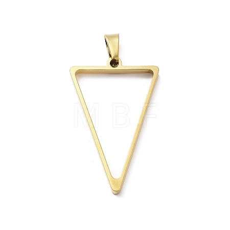 304 Stainless Steel Open Back Bezel Pendants STAS-Z091-05G-04-1