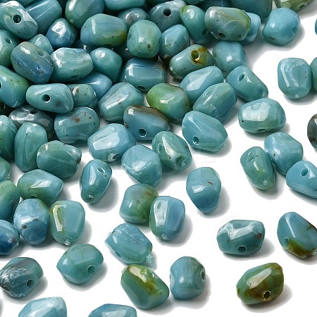 Opaque Acrylic Imitation Gemstone Beads OACR-G061-04F-1
