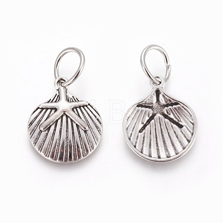 Tibetan Style Alloy Pendants X-PALLOY-F224-02AS-05-1