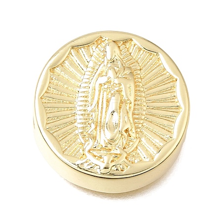 Religion Brass Beads KK-E802-23G-A-1