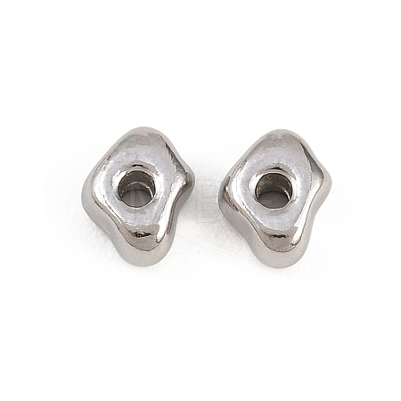 Irregular 304 Stainless Steel Beads STAS-D394-03D-P-1
