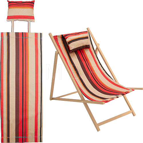 Stripe Pattern Chair Canvas Cloth AJEW-WH0248-452C-1