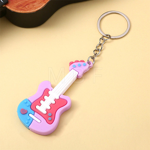 Guitar PVC Bag Keychain PW-WGAD27A-01-1