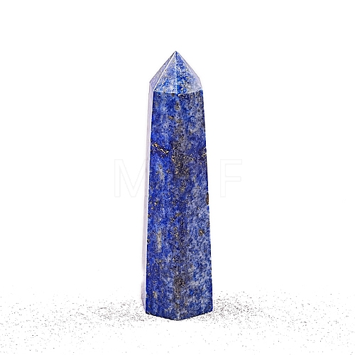 Point Tower Natural Lapis Lazuli Home Display Decoration PW-WG04107-57-1