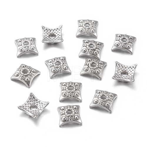 Tibetan Style Alloy Bead Caps X-LF0573Y-NF-1