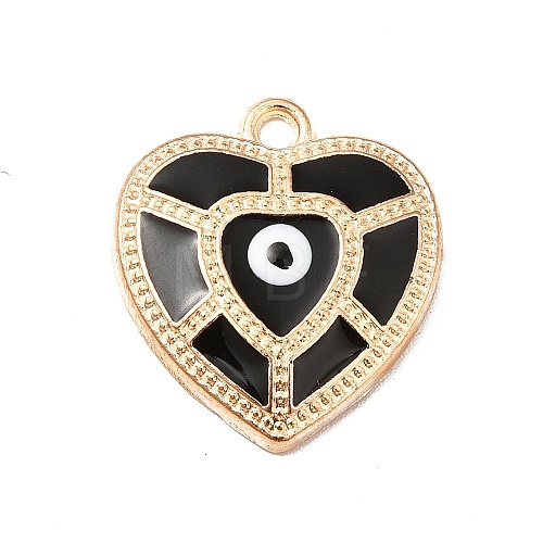 Alloy Enamel Pendants PALLOY-K253-02G-1