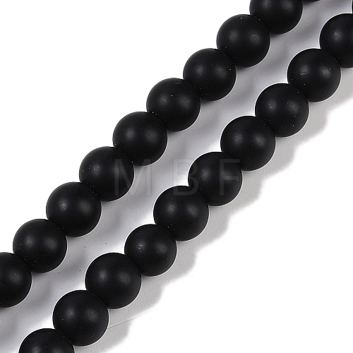 Opaque Glass Beads Strands G-A234-A01-05-1