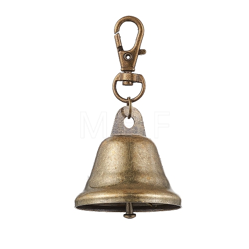 Iron Bell Pendants Decoration HJEW-JM02226-1