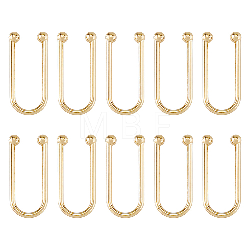 SUPERFINDINGS 10Pcs Alloy Bikini Clips FIND-FH0009-23LG-1