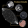 Polyester Fascinator Mesh Face Veil AJEW-CY0002-99-6
