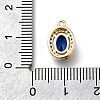 Brass Micro Pave Cubic Zirconia Pendants KK-D312-09G-04-3