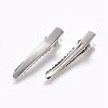Iron Alligator Hair Clip Findings PHAR-WH0006-03P-2