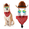 3Pcs 3 Style Pet Costume Supplies Sets AJEW-CA0003-84-1