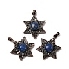 Dyed Natural Lapis Lazuli Pendants G-A297-06R-20-1