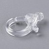 Transparent Plastic Lobster CLaw Clasps LS-KY-H005-A13-4