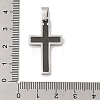 304 Stainless Steel Pendants STAS-G346-07EB-3