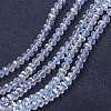 Electroplate Glass Beads Strands EGLA-A044-T8mm-B19-1