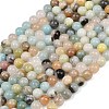 Natural Flower Amazonite Beads Strands G-F415-8mm-2