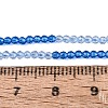Transparent Glass Beads Strands GLAA-N074-01A-12-5