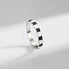 925 Sterling Silver and Enamel Finger Rings FS-WG5A77D-04-1
