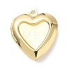 Brass Locket Pendant Cabochon Settings KK-L268-021G-01-1