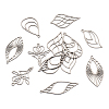 14Pcs 7 Style Stainless Steel Pendants STAS-PJ0001-46-2
