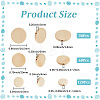 210Pcs 3 Styles Wooden Beads WOOD-PA0001-52-2
