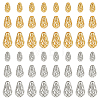   48Pcs 6 Styles Brass Hollow Spacer Beads KK-PH0006-25-1
