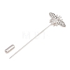 Alloy Rhinestone Lapel Pins Brooch Pins AJEW-E060-01P-2