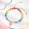 304 Stainless Steel Charm Bracelets BJEW-JB12828-01-2