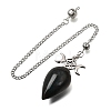 Natural Indian Agate Dowsing Pendulum Pendants GG-CBA6D08-A06-1