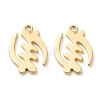 Brass Pendants KK-J278-20G-1