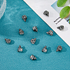 12Pcs 304 Stainless Steel European Beads STAS-HS0001-06-5