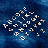304 Stainless Steel Alphabet Letter Charms STAS-PH0019-70-4