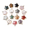 Natural & Synthetic Mixed Gemstone Pendants G-P566-01G-1