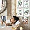 Bathroom Theme Paper Wall Decorations DIY-WH0621-003-4