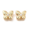 Brass Micro Pave Cubic Zirconia KK-Q001-04G-02-1