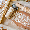 Flower Print Wood Rolling Pin AJEW-WH0528-06-7