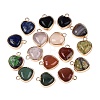 Natural & Synthetic Mixed Stone Pendants G-N371-18B-G-1
