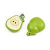 Baking Paint Zinc Alloy Pendants LS-AL-CBA032C-01B-2