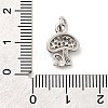 Brass Micro Pave Cubic Zirconia Charms KK-C134-30P-3