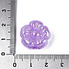 UV Plating Opaque Acrylic Beads OACR-N161-08F-3