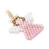 Beaded Angel Charms PALLOY-MZ01207-01-3